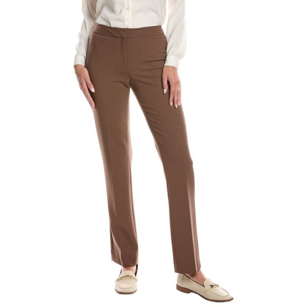 Lafayette 148 New York Womens Barrow Wool-Blend Pant